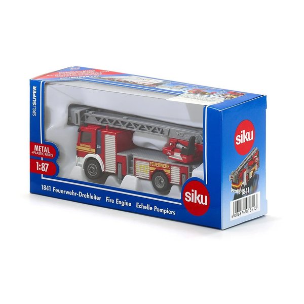 Camion de pompiers avec échelle pivotante