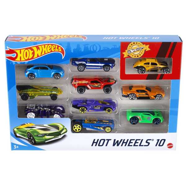 Coffret 10 Voitures Hot Wheels