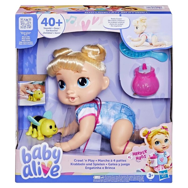 Baby Alive - Harper Hugs - Marche à 4 pattes