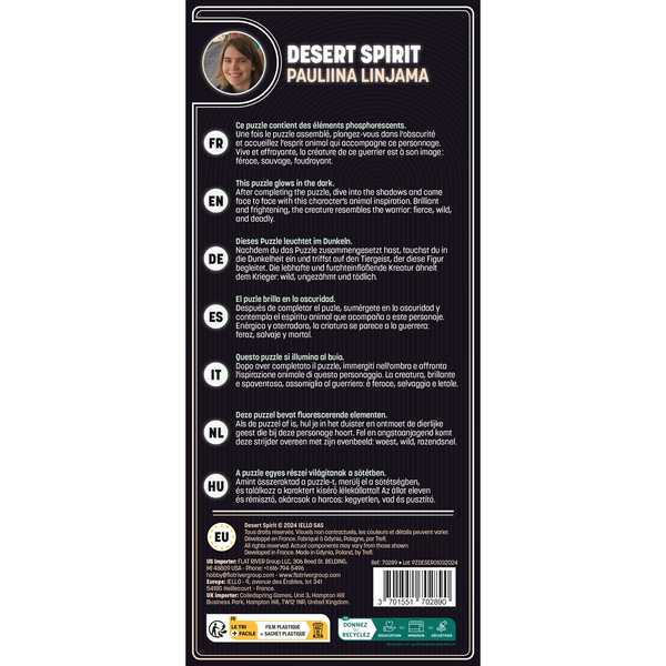 Puzzle Desert Spirit - Collection Twist phosphorescent - 1000p