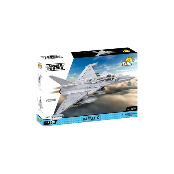 Set de construction Cobi - Avion Rafale C (551 pièces)