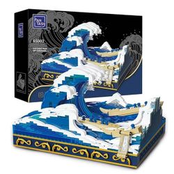 Set de construction Pantasy - La Grande Vague de Kanagawa