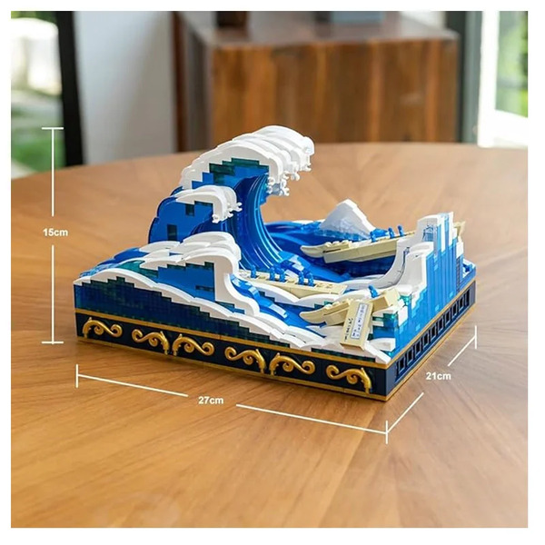 Set de construction Pantasy - La Grande Vague de Kanagawa