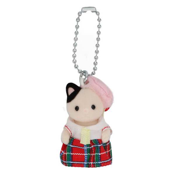 Sylvanian Families - 2114 - Le porte-clés bébé Chat Bicolore