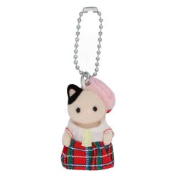 Sylvanian Families - 2114 - Le porte-clés bébé Chat Bicolore