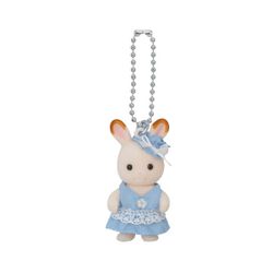Sylvanian Families - 2197  - Le porte-clés bébé Lapin Chocolat Bleu
