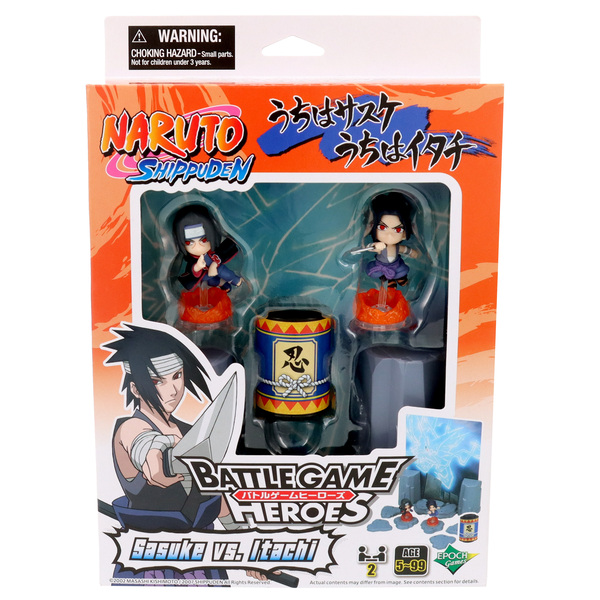 Diorama figurines combat Sasuke vs Itachi - Naruto Shippuden