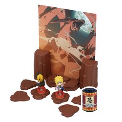 Diorama figurines combat Minato vs Obito Uchiwa - Naruto Shippuden
