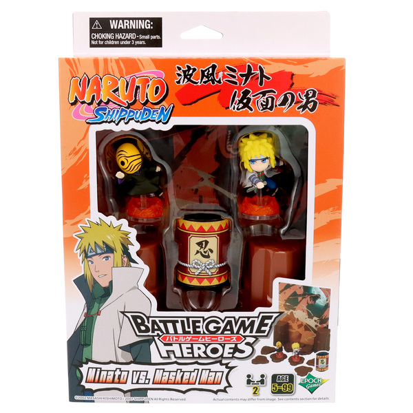 Diorama figurines combat Minato vs Obito Uchiwa - Naruto Shippuden