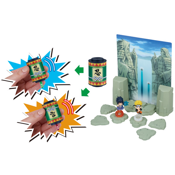 Diorama figurines combat Naruto vs Sasuke - Naruto Shippuden