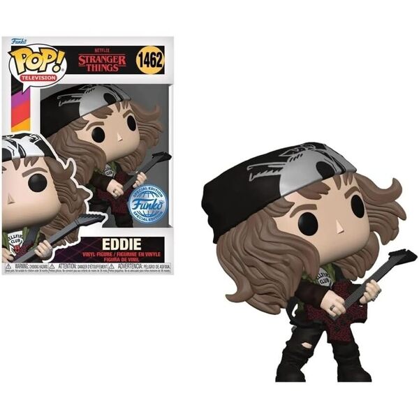 Figurine Eddie Stranger Things (métallique) - Funko Pop n°1462