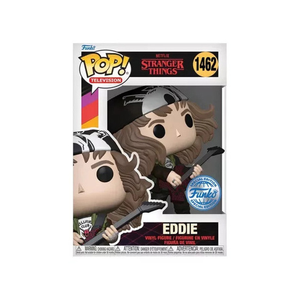 Figurine Eddie Stranger Things (métallique) - Funko Pop n°1462