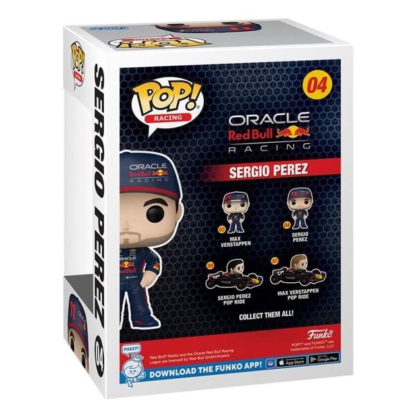 Figurine Sergio Pérez Oracle RedBull Racing - Funko Pop n°04
