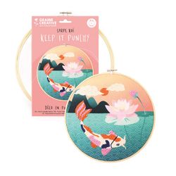 Kit DIY punch needle - Keep in punchy - Carpe 25cm
