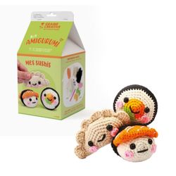 Kit DIY crochet Amigurumi - Mes sushis