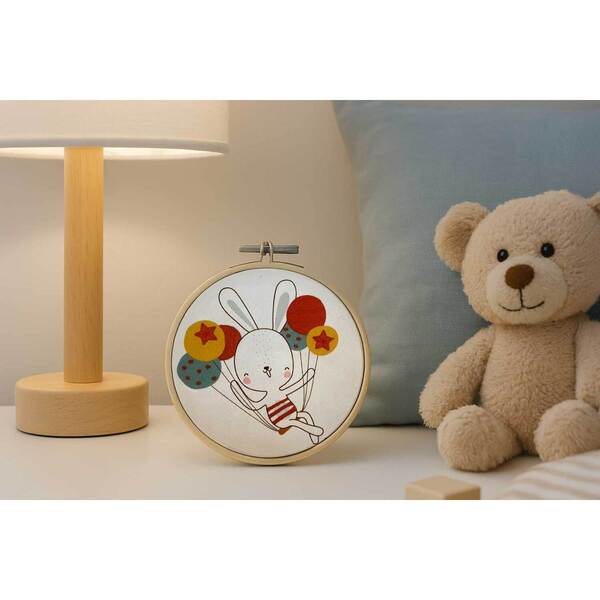 Kit DIY Oh my broderie - Lapin volant 15cm