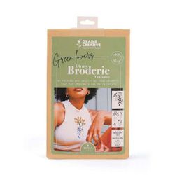 Kit DIY broderie sur vêtement - Green lovers