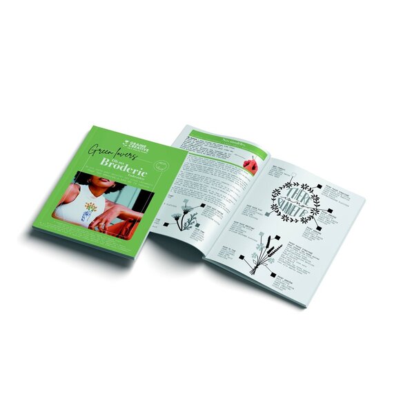 Kit DIY broderie sur vêtement - Green lovers