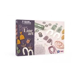 Coffret DIY FIMO bijoux line art