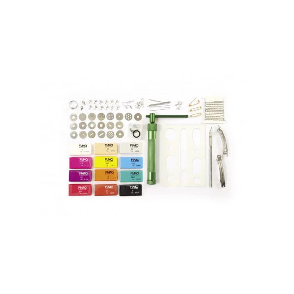 Coffret DIY FIMO bijoux line art