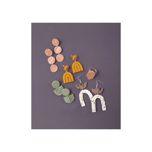 Coffret DIY FIMO bijoux line art