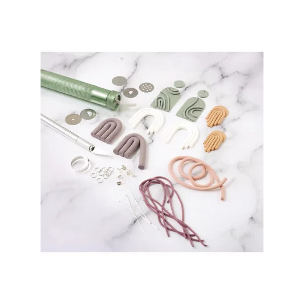 Coffret DIY FIMO bijoux line art