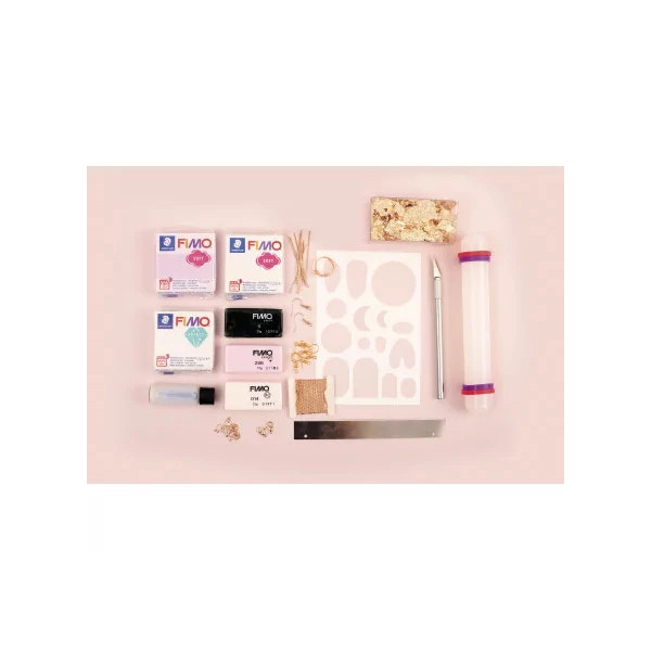 Coffret DIY FIMO bijoux marbrés