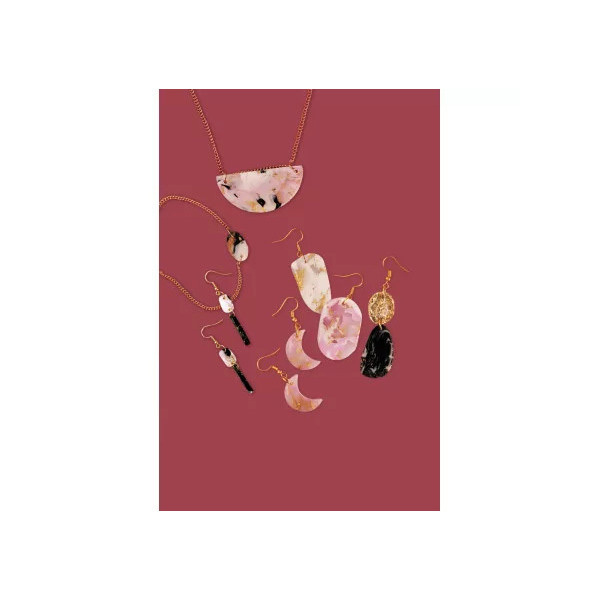 Coffret DIY FIMO bijoux marbrés