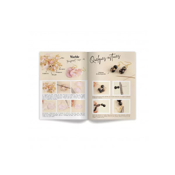 Coffret DIY FIMO bijoux marbrés