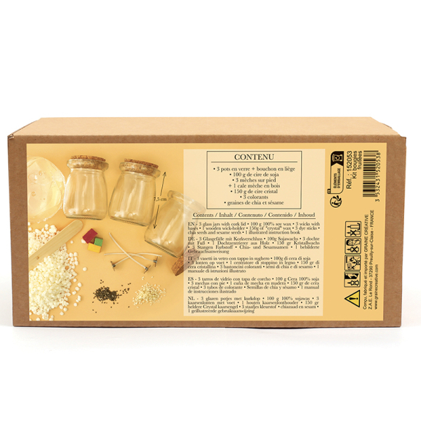 Kit DIY Mes bougies fruitées