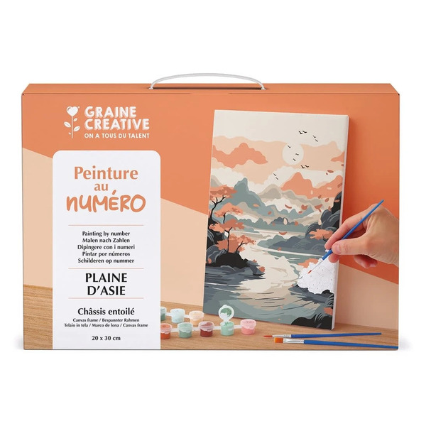 Peinture au numéro - Plaine d Asie