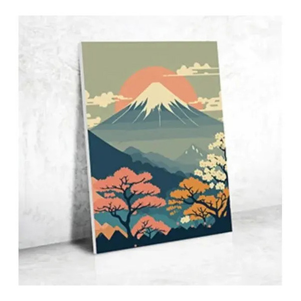 Peinture au numéro - Mont Fuji