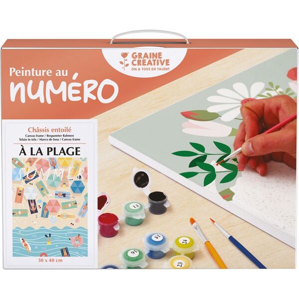 Peinture au numéro - À la plage