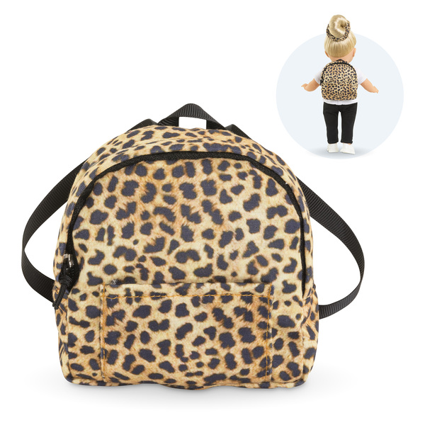 Sac à Dos imprimé Léopard pour Poupée Ma Corolle 36 cm