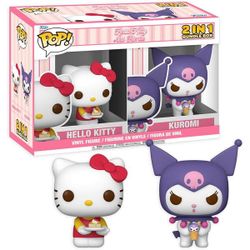 Pack 2 figurines Hello Kitty et Kuromi - Funko Pop n°89 et 90
