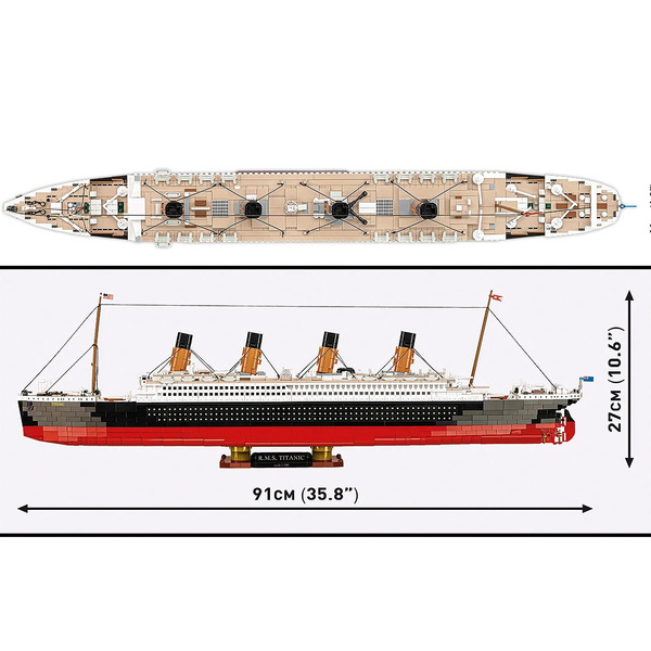 Set de construction Cobi - Titanic (3260 pièces)