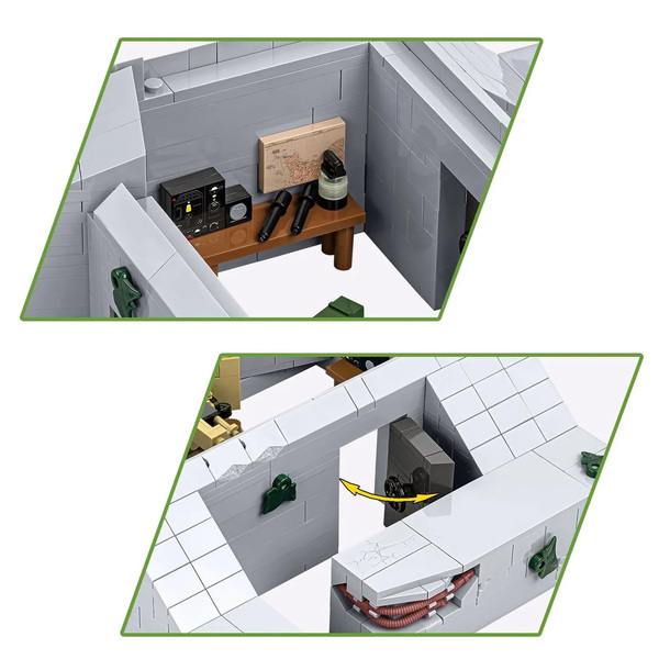 Set de construction Cobi – Bunker Allemand Regelbau 667 (642 pièces)