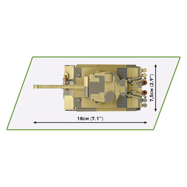 Set de construction Cobi – Char Panzer VI Tiger n°131 (442 pièces)