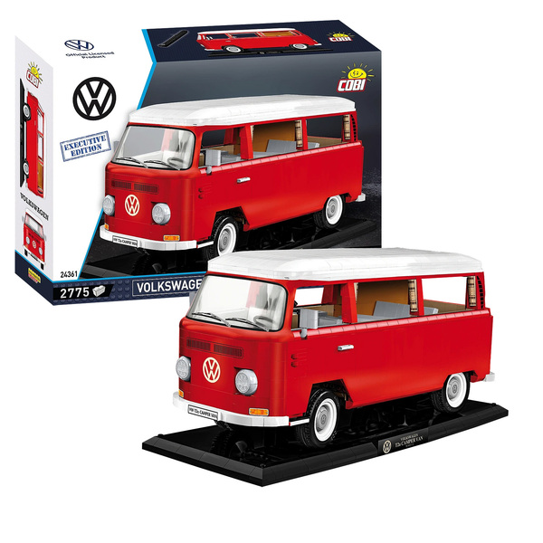 Set de construction Cobi – Volkswagen T2a Camper Van (2775 pièces)