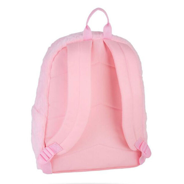 Sac à dos peluche rose fluffy - Stitch