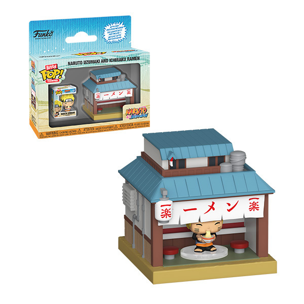 Pack Bitty Pop! Town Naruto - Naruto Uzumaki et Ichiraku Ramen
