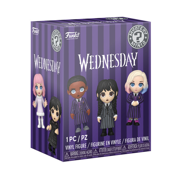 Figurine Funko Mystery Minis Wednesday x1 (modèle aléatoire)