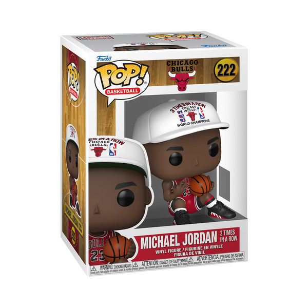 Figurine Funko Pop! NBA - Michael Jordan 3 times n°222