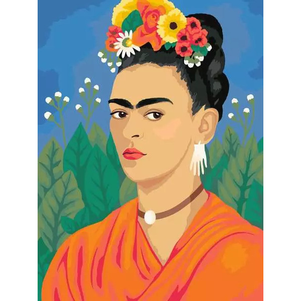 Peinture par numéros Frida Kahlo - CreArt Toiles 30 x 40 cm