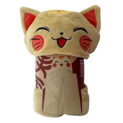 Plaid capuche Maneki Neko