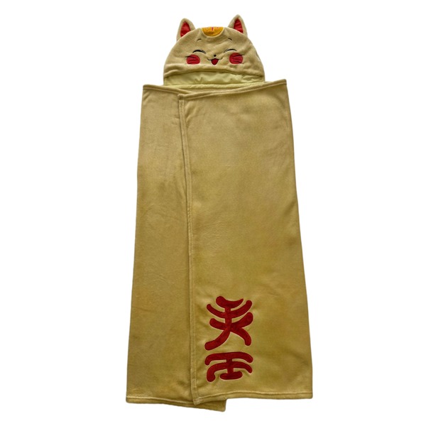 Plaid capuche Maneki Neko