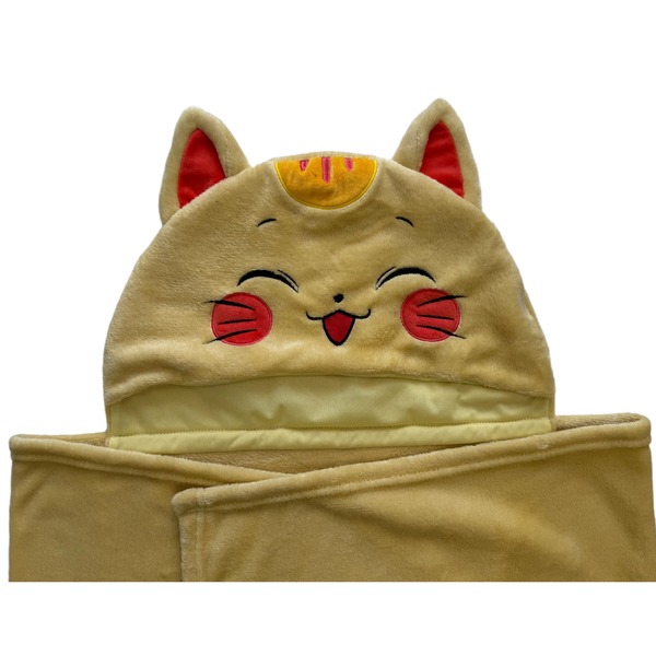 Plaid capuche Maneki Neko