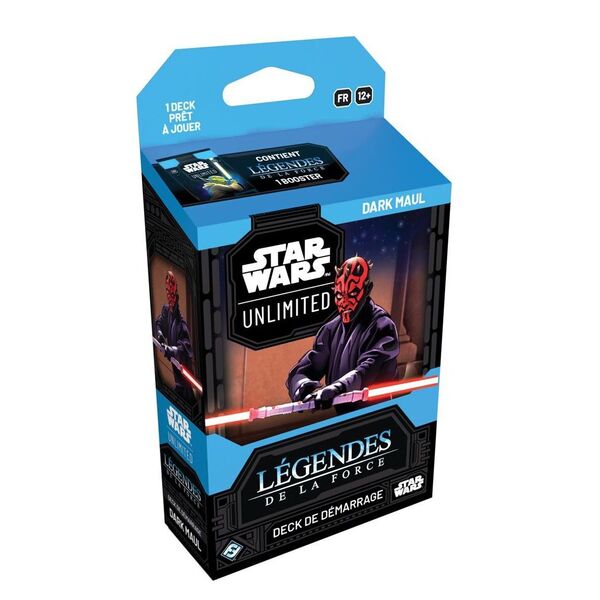 Cartes Star Wars Unlimited Deck de Démarrage Légendes De La Force Dark Maul