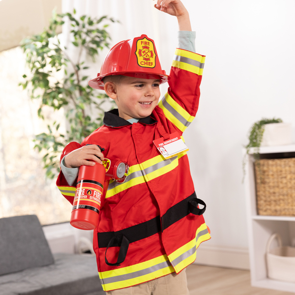 Deguisement Pompier + accesoires  3/6 ans - Melissa&Doug