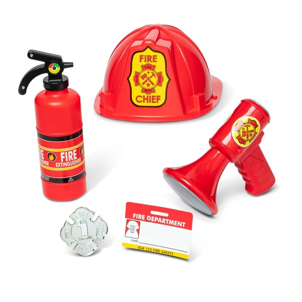 Deguisement Pompier + accesoires  3/6 ans - Melissa&Doug
